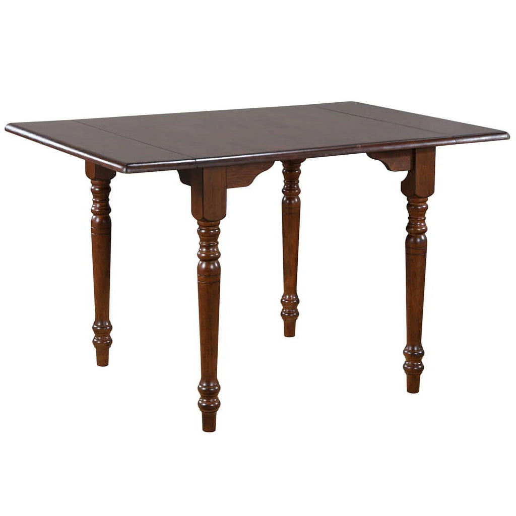 Rectangle Drop Leaf Wood Dining Table Y29675