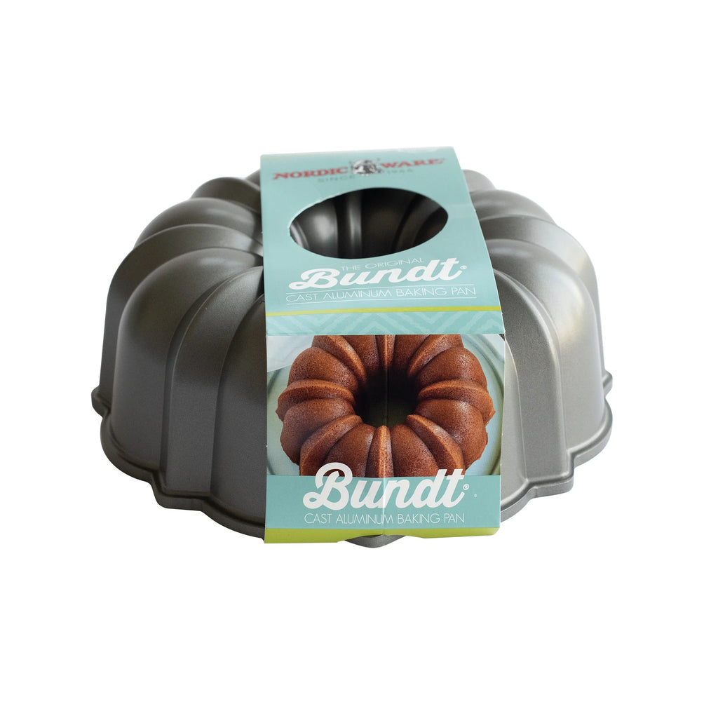 ProCast Aluminum Nonstick 12 Cup Bundt Pan, Graphite Silver, 10.5" x 10.5" x 3.8" Y579082