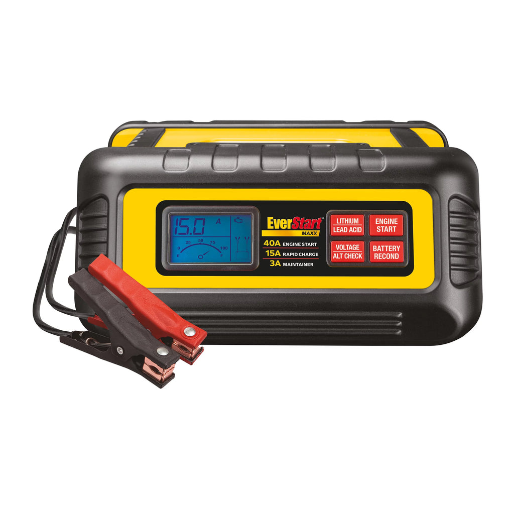 15 Amp Battery Charger and Maintainer with 40 Amp Engine Start W39522