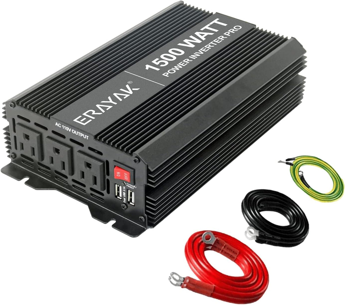 1500W Power Inverter 12v to 110v Modified Sine Wave F7737
