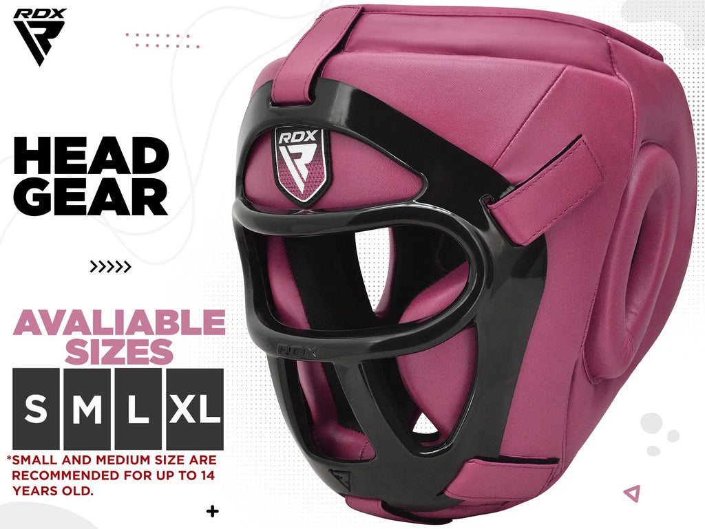 Headgear with Removable Face Grill for Boxing, MMA Training M445812