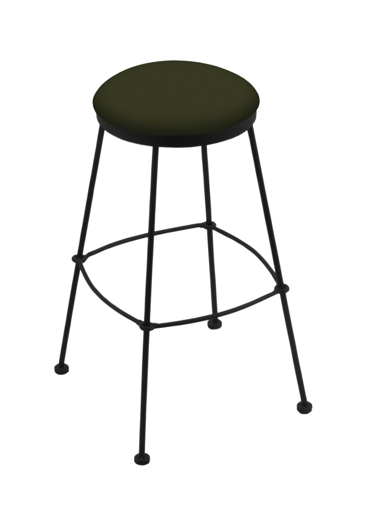 25 inch Stationary Counter Stool with Black Wrinkle Finish I59930