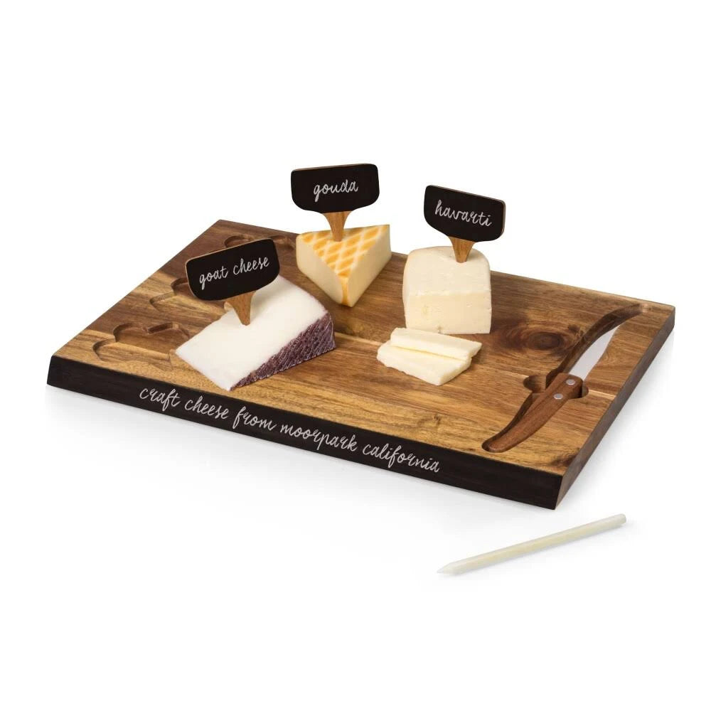 Acacia Cheese Board and Tools Set O3915