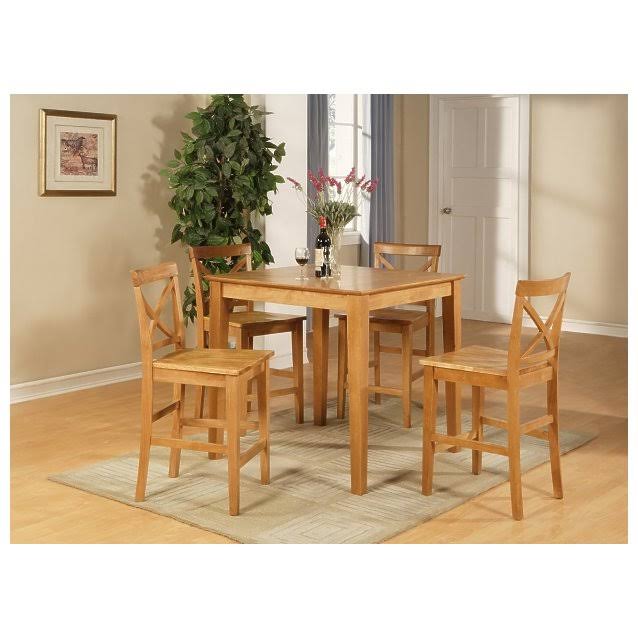 5 Piece Counter Height Table and 4 Stools I28424