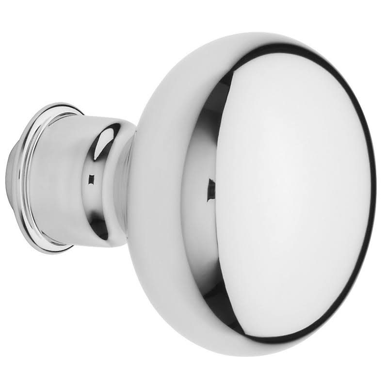 Single Knob Satin Chrome A497