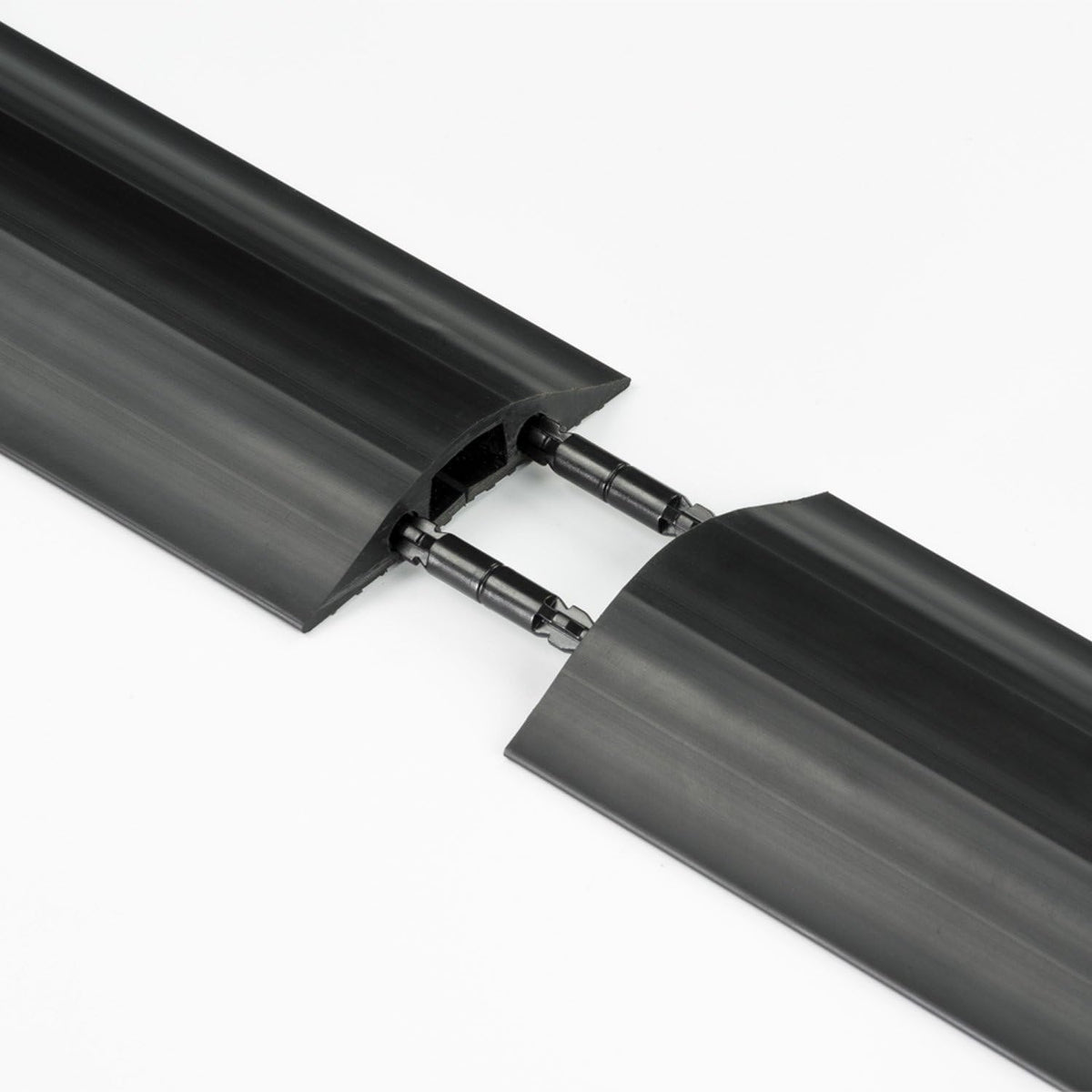 Heavy Duty Linkable Floor Cord Cover 30 Foot Length Black Q97007