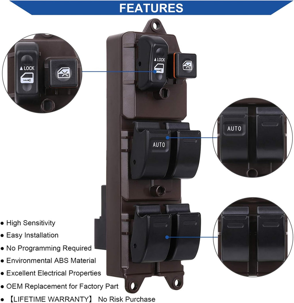 Driver Side Power Window Switch O31822