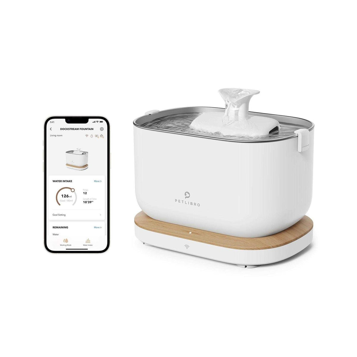 App Monitoring 2.5L Pet Water Fountain G281