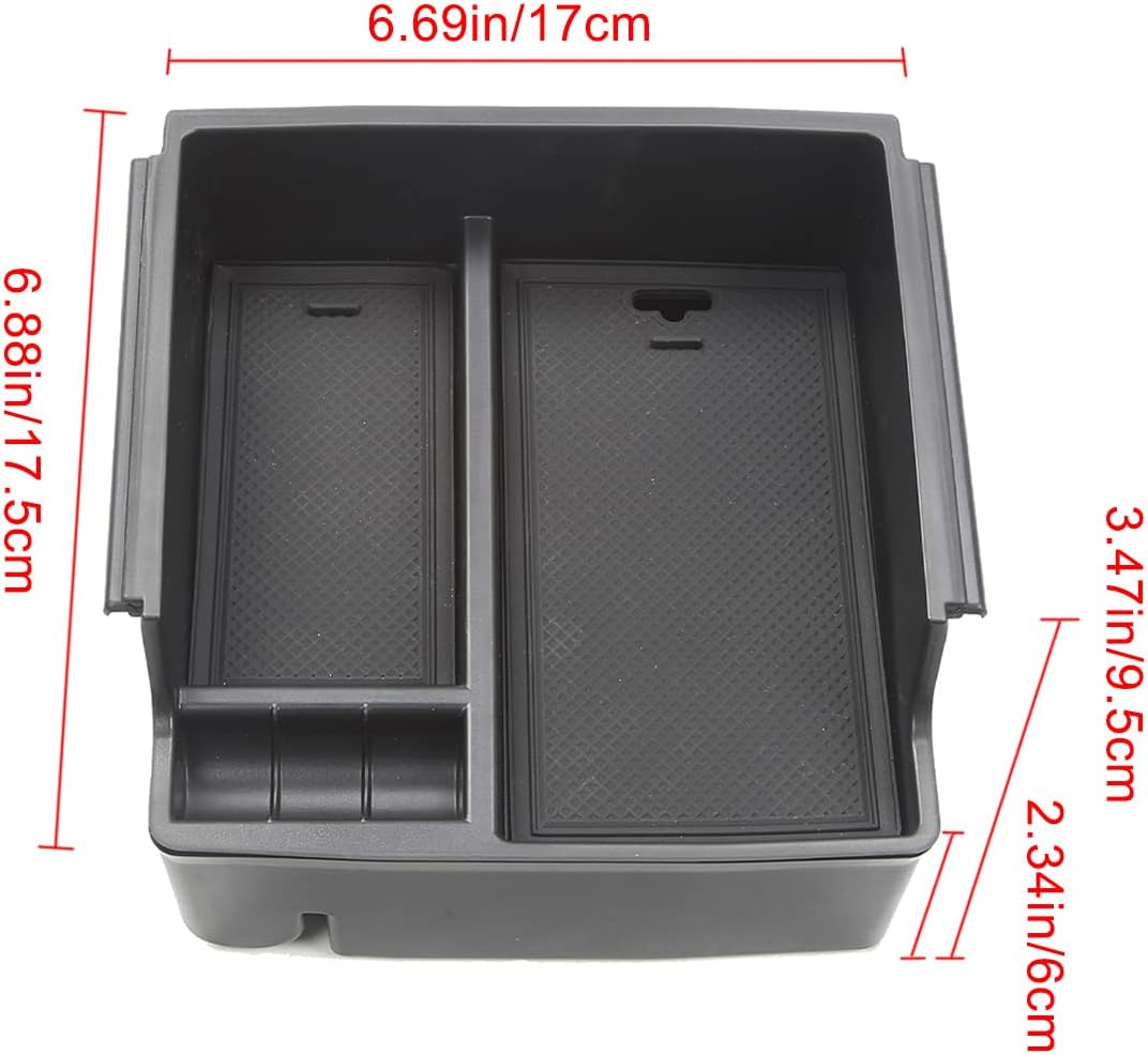 Central Armrest Storage Box Center Console Tray Organizer Pack of 2 B777400