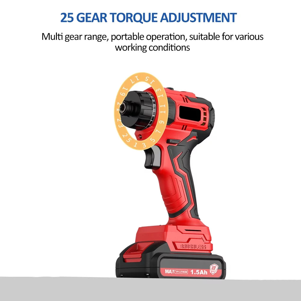 Electric Screwdriver 21V Brushless Y77763