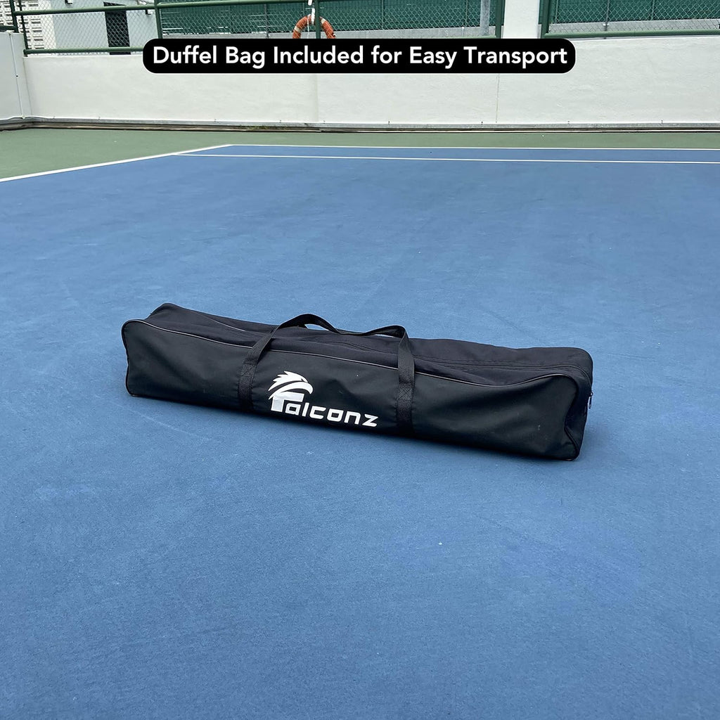Regulation Size 22 Feet Long Pickleball Net with Steel Frame and PE Netting M77921