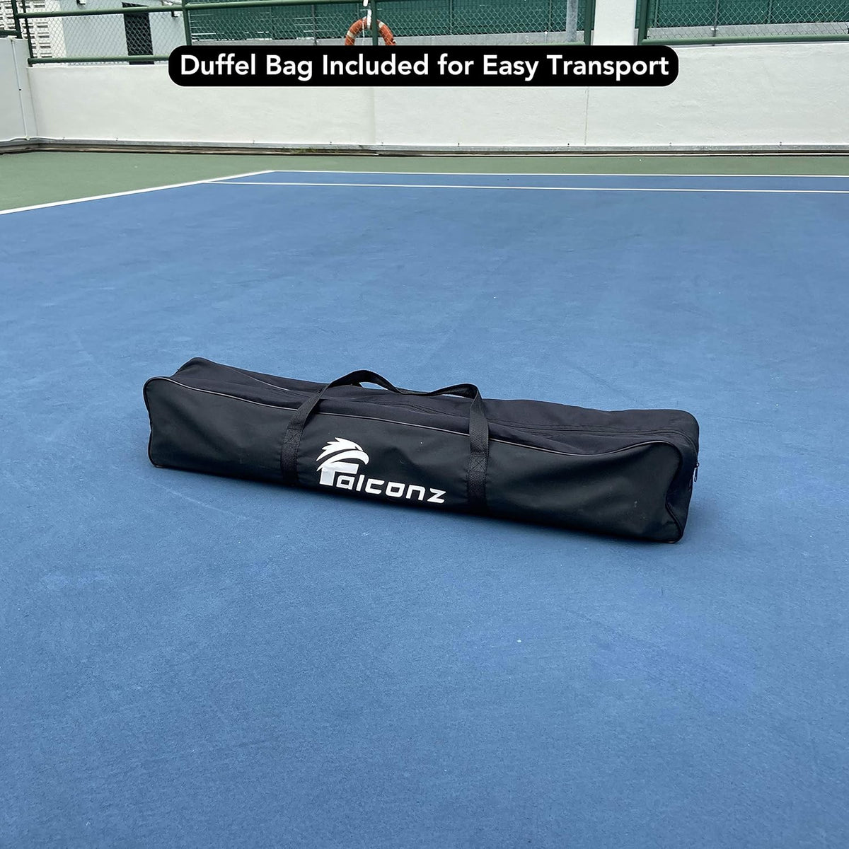 Regulation Size 22 Feet Long Pickleball Net with Steel Frame and PE Netting M77921