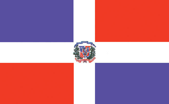 Dominican Republic Flag 3 x 5 Nylon G93070