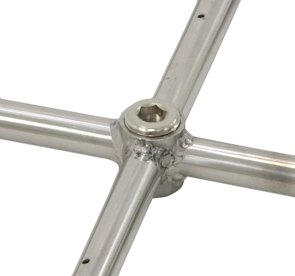18x22 Round Stainless Steel Fire Pit Burner S8120