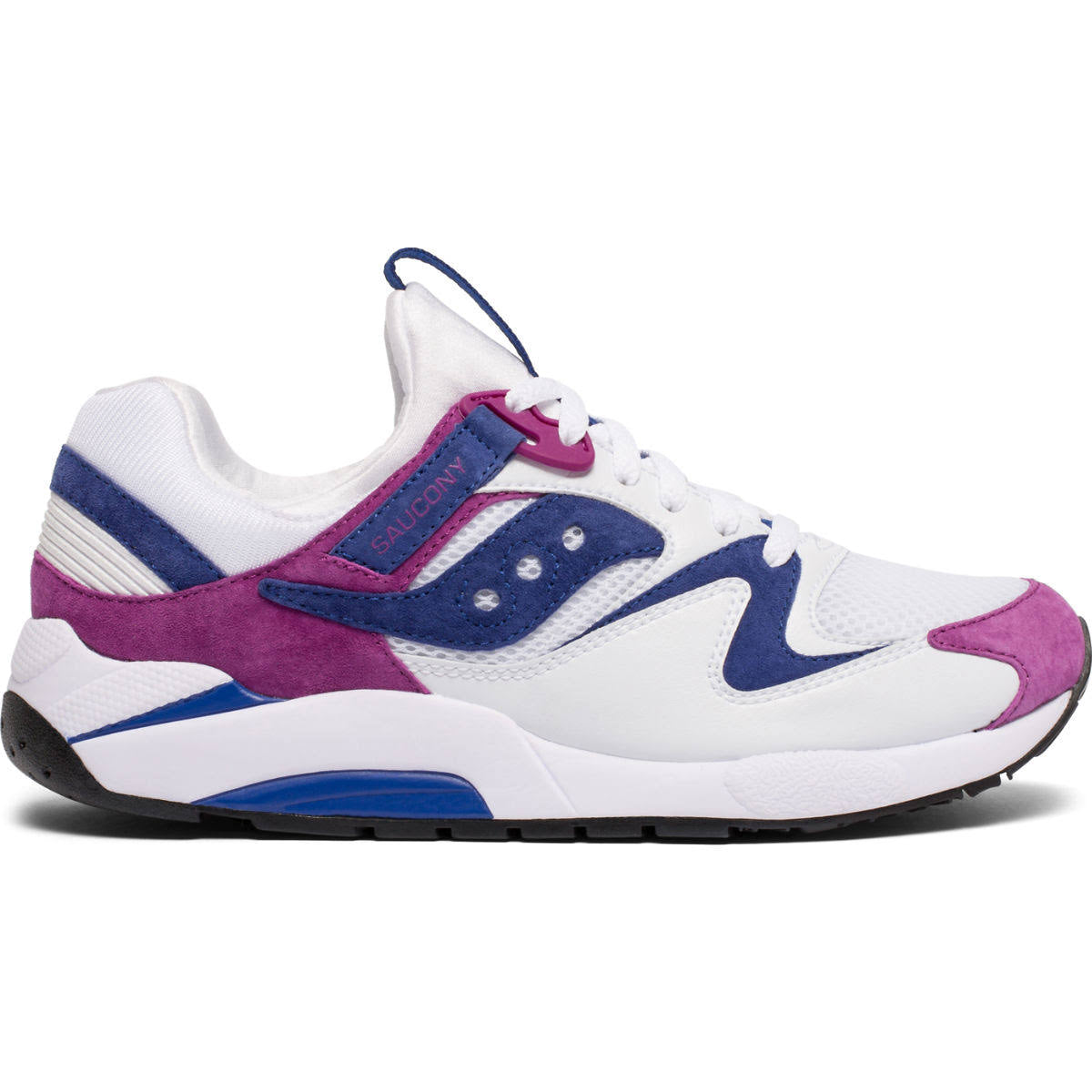 White Purple Suede Sneakers S659225