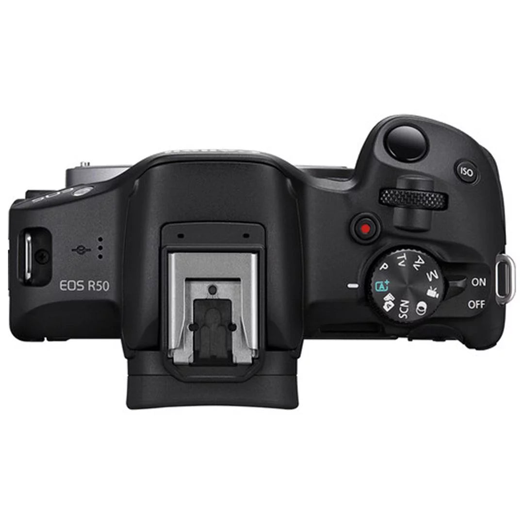 Mirrorless Camera with 18-45mm Lens, 64GB Memory Card, Case Y851