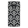 Clear Shockproof Hybrid Case for Samsung Galaxy S10+ Plus with TPU Bumper, Acrylic Back, Tempered Glass Screen Protector V52479