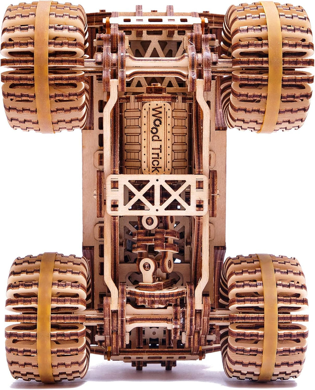 Monster Pickup Truck 3D Wooden Puzzle Model Kit Pack of 2 Q896