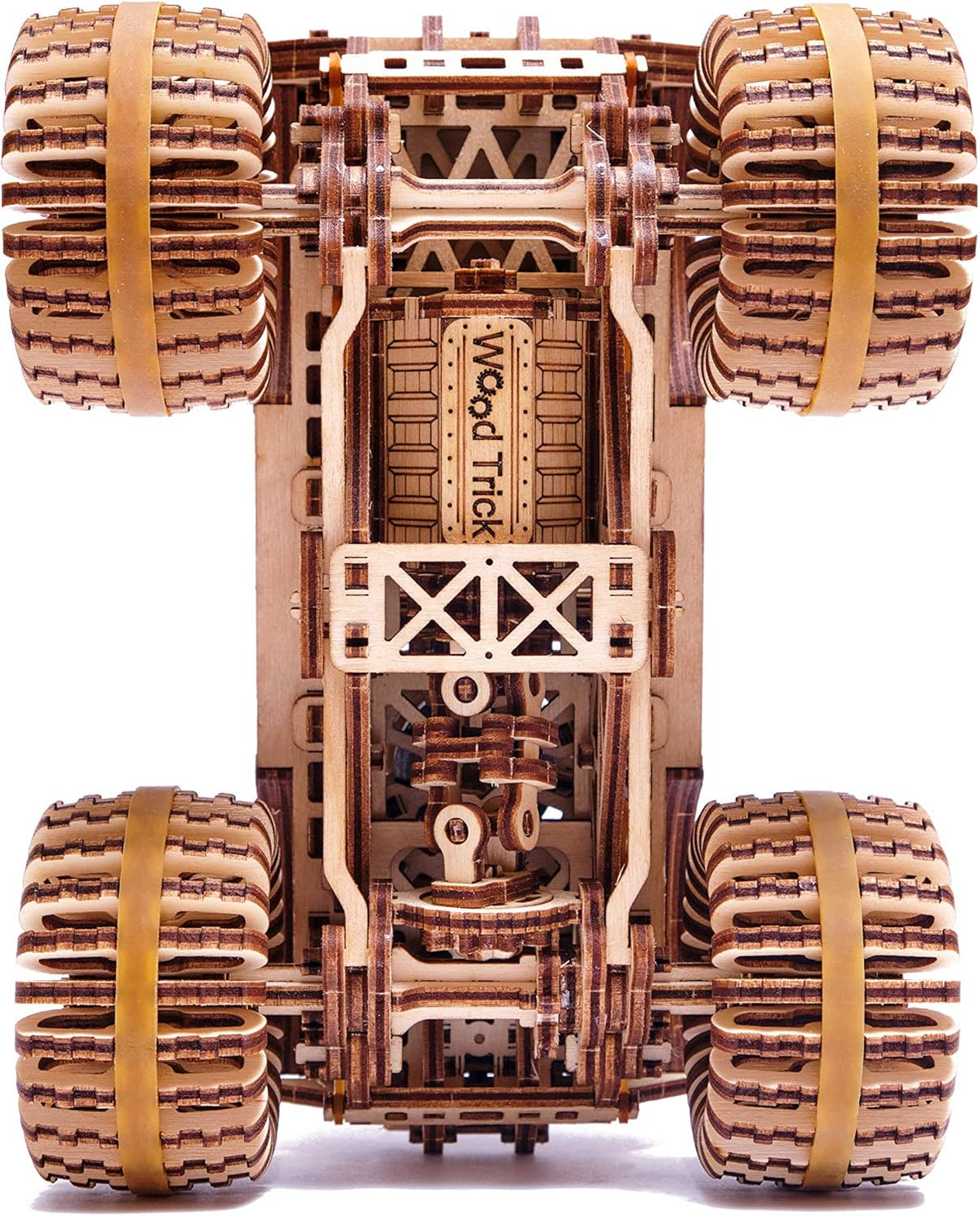 Monster Pickup Truck 3D Wooden Puzzle Model Kit Pack of 2 Q896