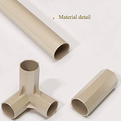 Non-Woven Fabric Clothes Closet with Zipper Steel Pipe Wardrobe Storage See Through Window Fabric Cabinet 130x50x190cm E435