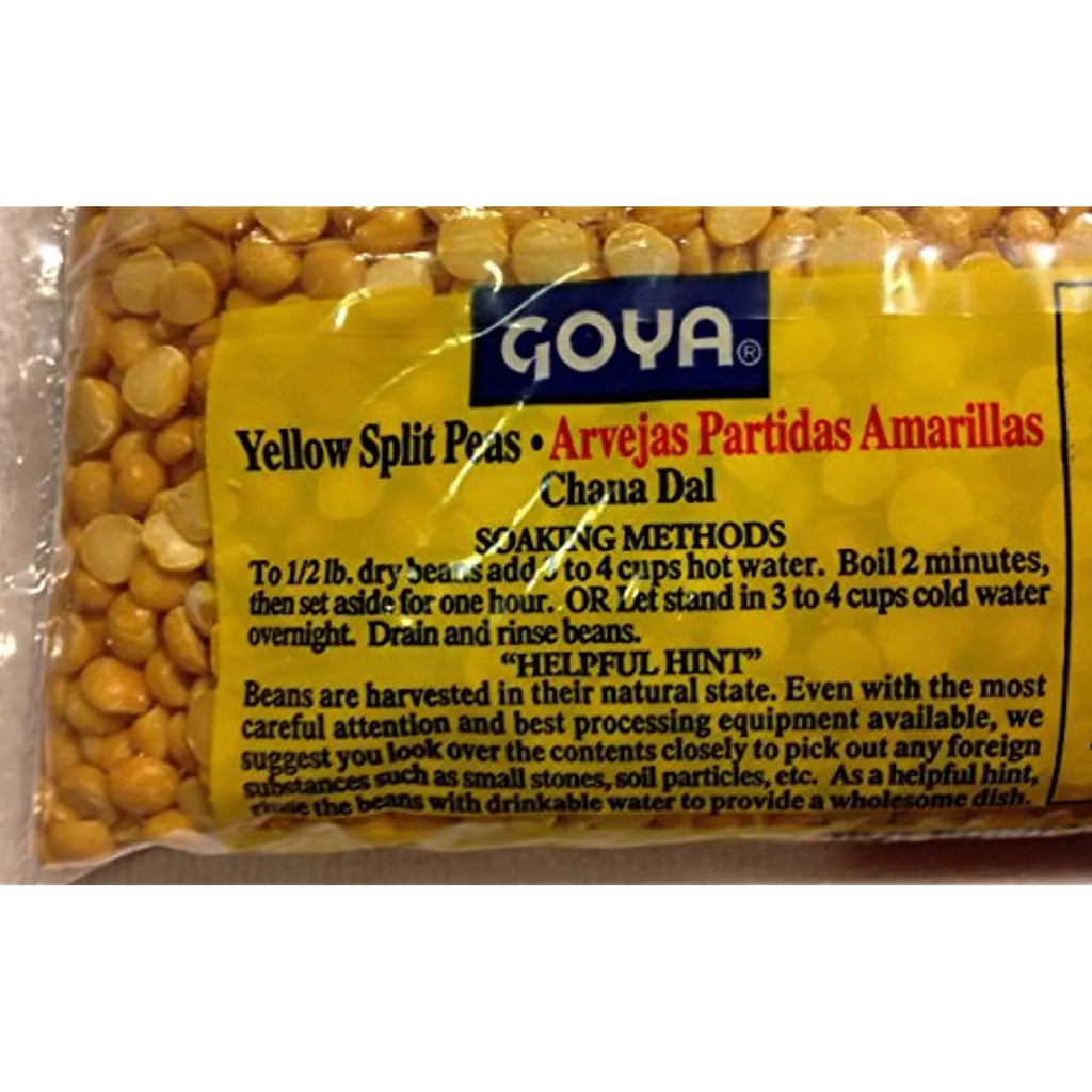 Dried Yellow Split Peas - Four 1 Lb Bags F7999