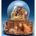 Musical Lighted Holy Family Glitterdome B5683