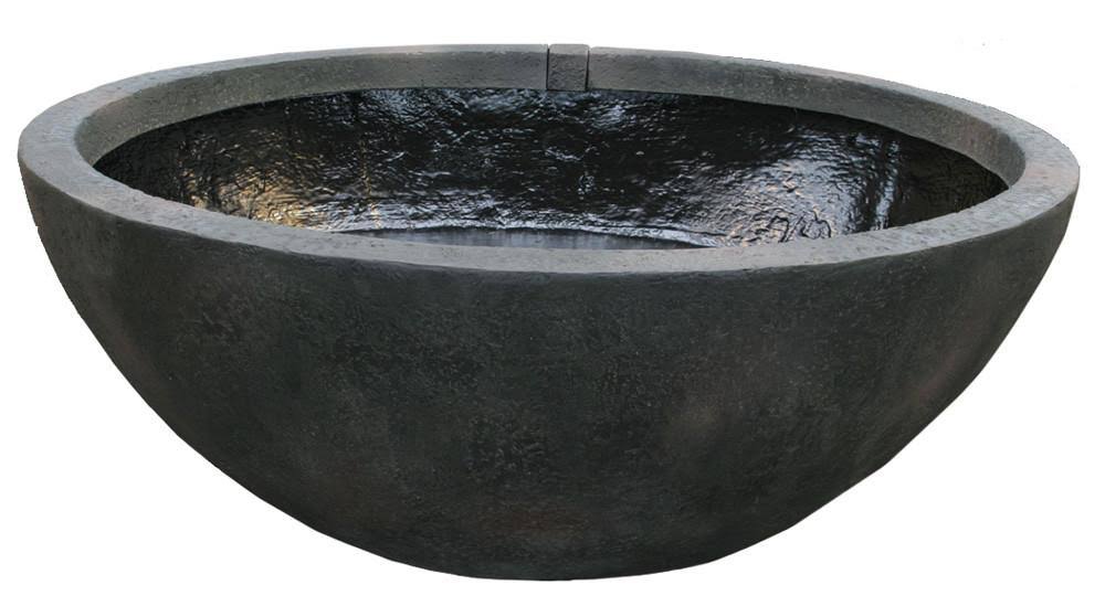 Textured Gray Slate Aquatic Patio Pond H172