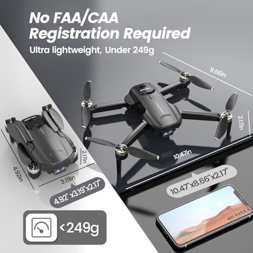 4k GPS Foldable Camera Drone with Brushless Motor U836721