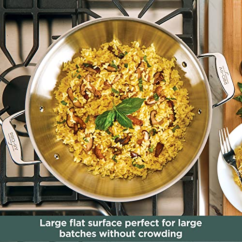 5-Ply Brushed Stainless Steel Universal Pan 4.5 Quart Cookware N802