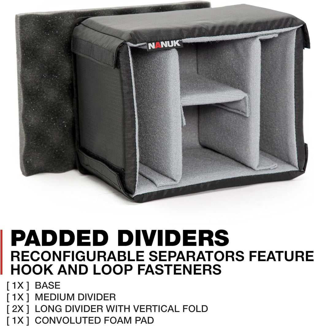 Orange Padded Divider Case V1299