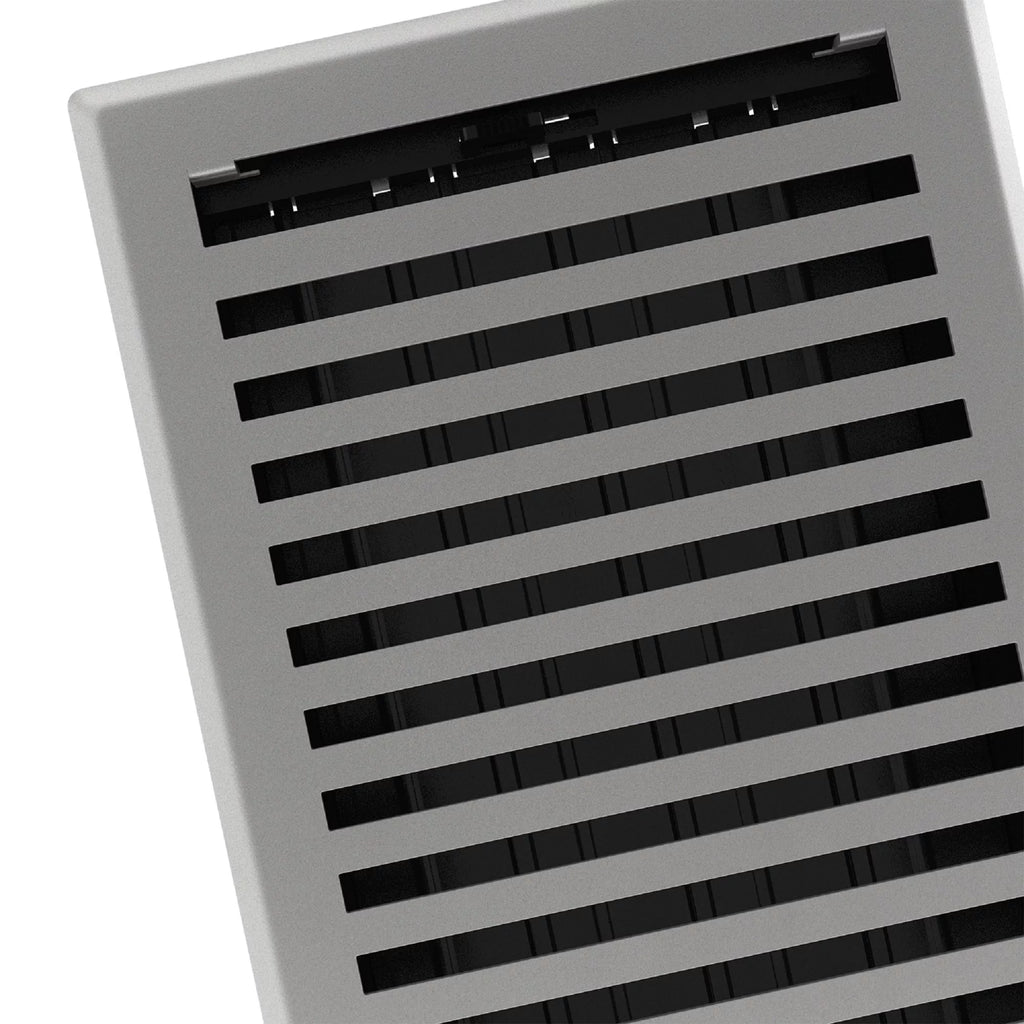 Grey Granite Metal Rectangular Air Floor Register 2 Pack A673501