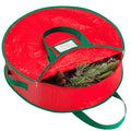 30" Christmas Wreath Storage Bag with Zipper P5740