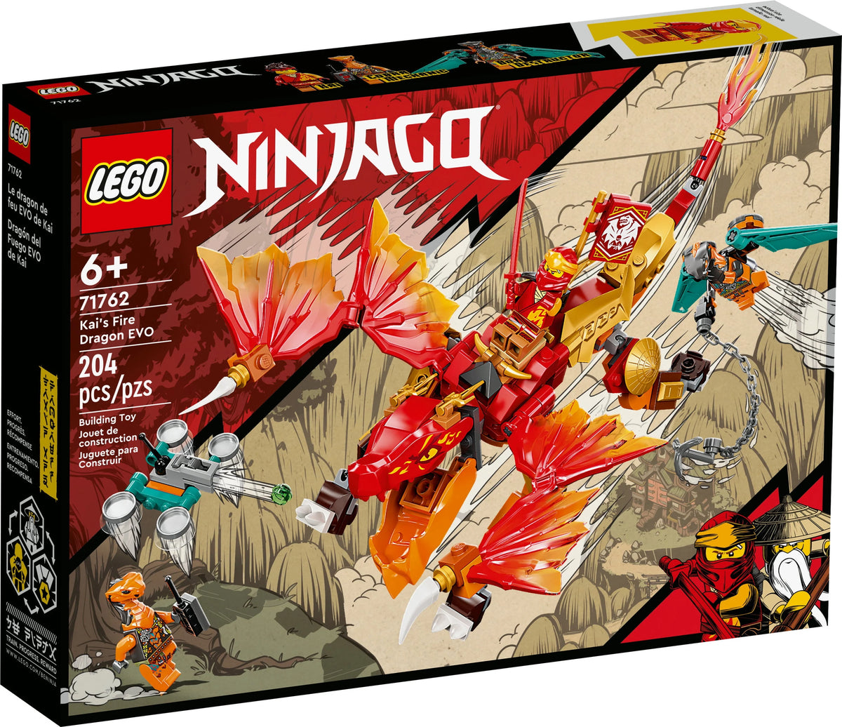 Fire Dragon Toy with Snake Warrior Figures and Minifigure W41343