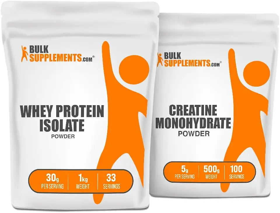 Whey Protein Isolate 1kg + Creatine 500g Bundle J622