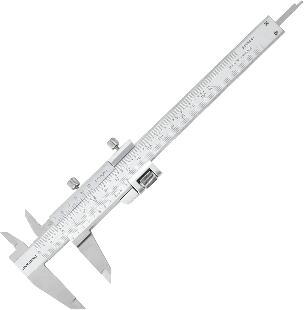 All-Metal Vernier Caliper Inch/Metric 0-12/0-300mm Range H140