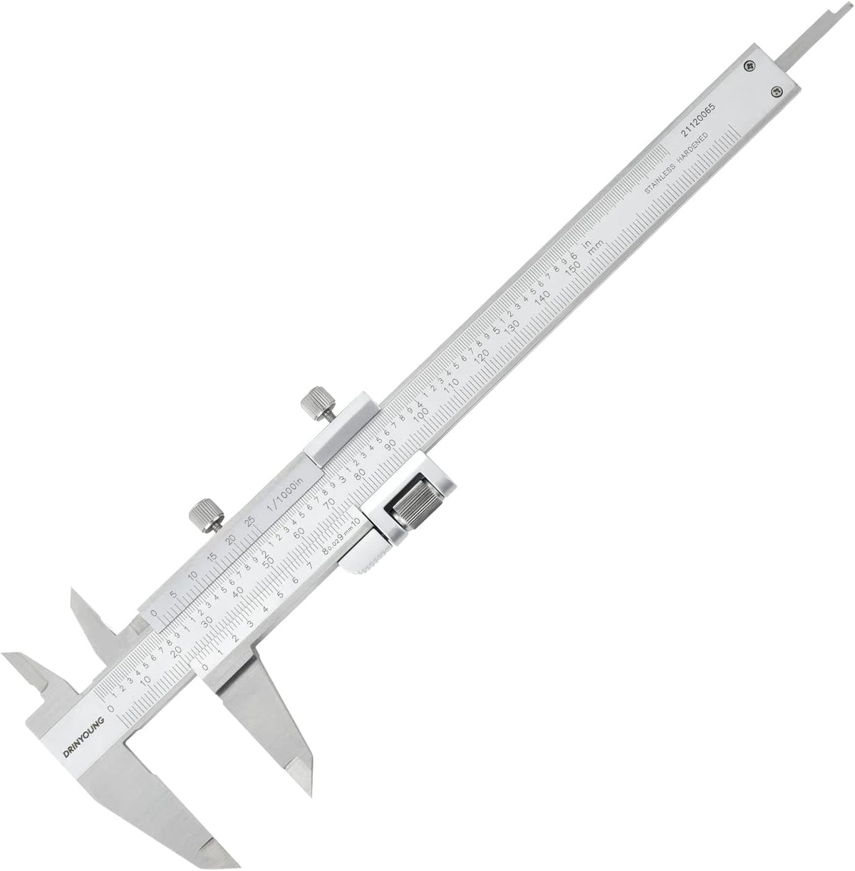 All-Metal Vernier Caliper Inch/Metric 0-12/0-300mm Range H140