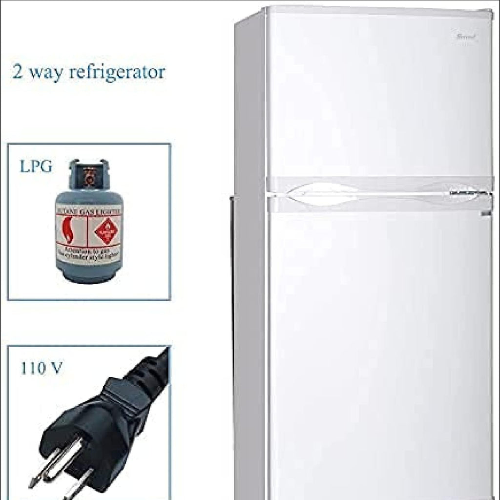 Propane Refrigerator with Freezer 6.1 cu.ft White S54271