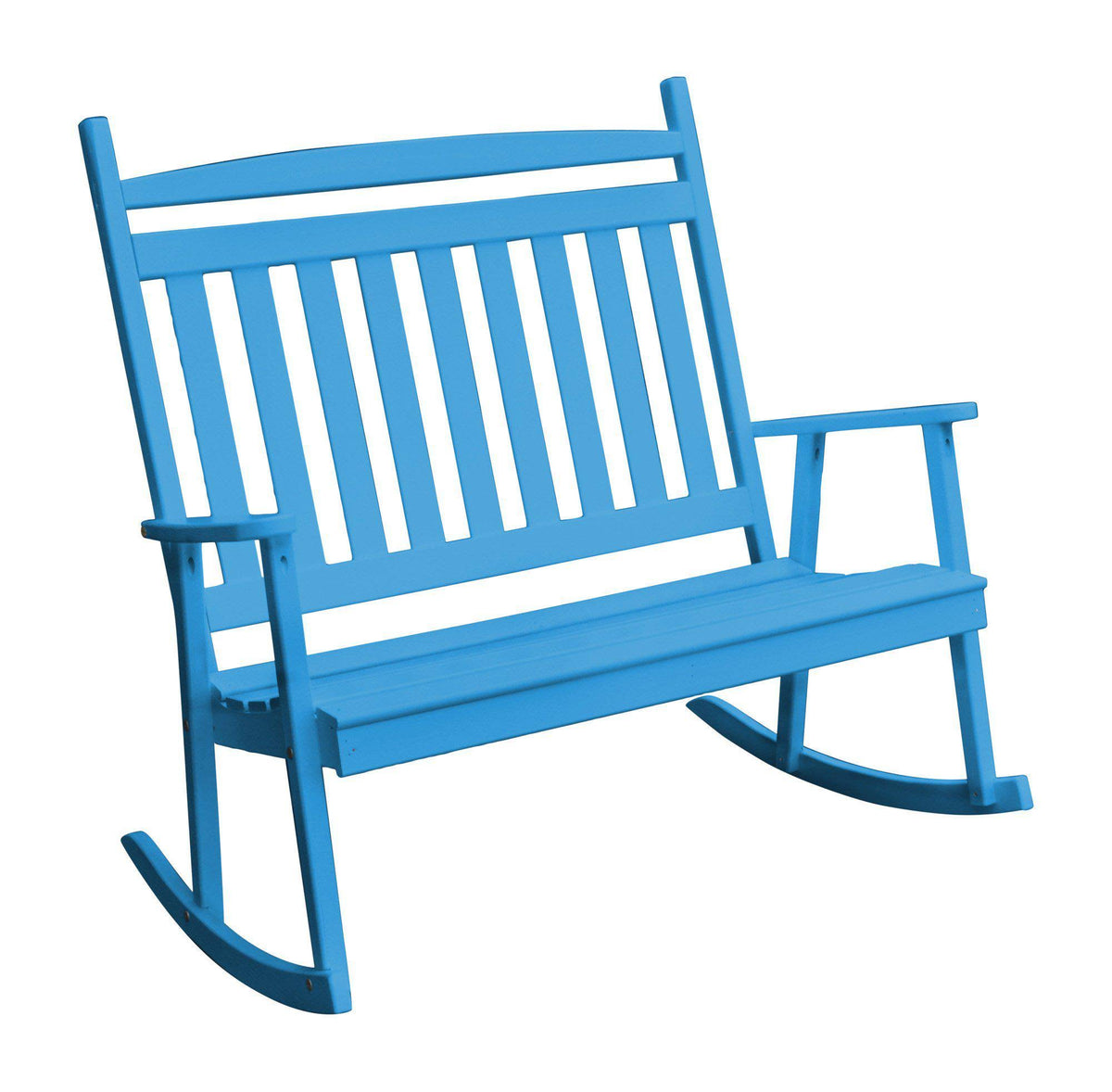 Yellow Pine Double Porch Rocker F185