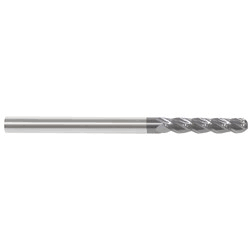 3/4x22 x 2-1/4x22 x 5x22 Ball End Mills 4 Flute Solid Carbide V41814