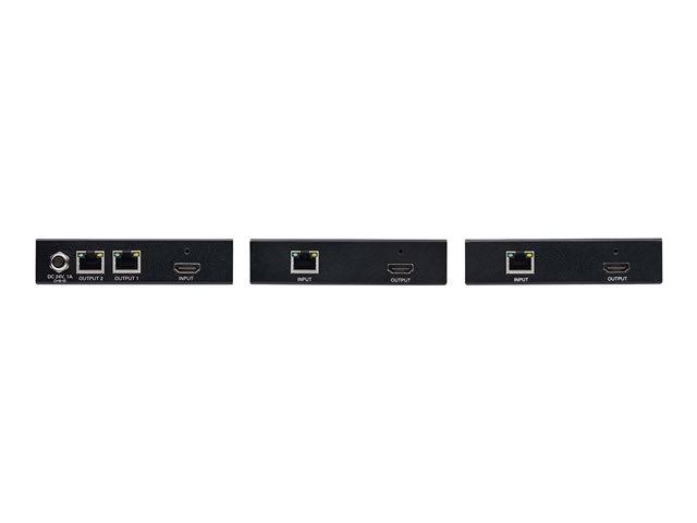 HDMI over Cat6 Splitter/Extender Kit with PoC, 2 Ports 4K x 2K @ 60 Hz B650