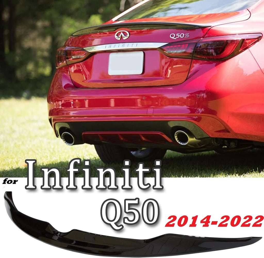 Painted Glossy Black Rear Trunk Spoiler Wing K439437