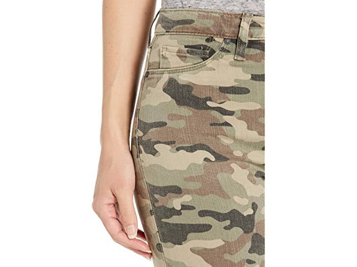 Worn Camo High-Waist Super Skinny Ankle Jeans Q7323