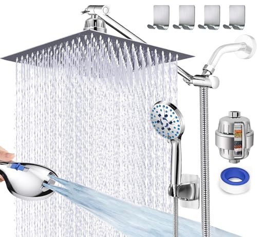 12" Rain Shower Head with Handheld Spray Combo J20349