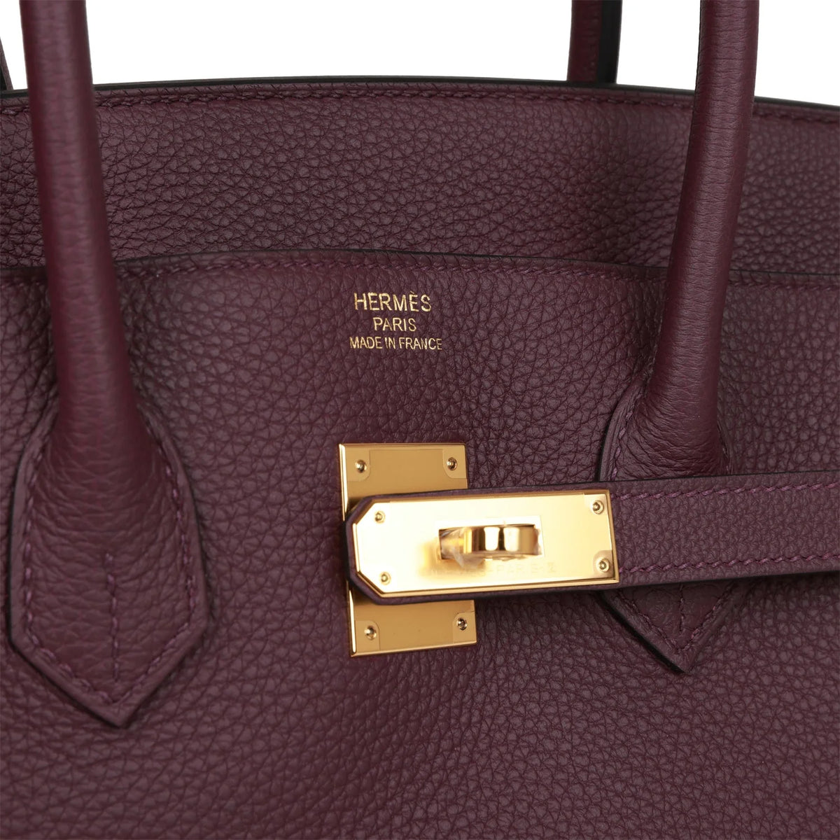 Cassis Togo Leather Handbag O81862