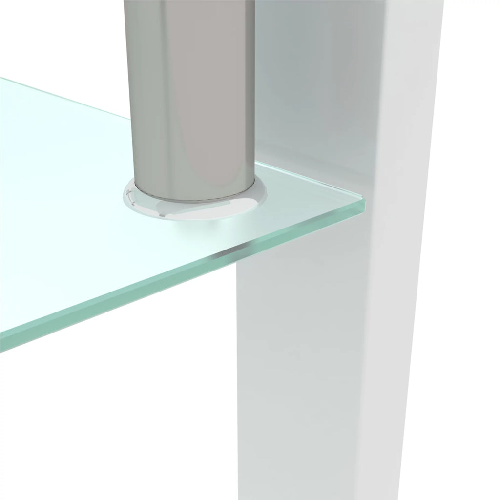 White Glass Top Coffee Table P8985