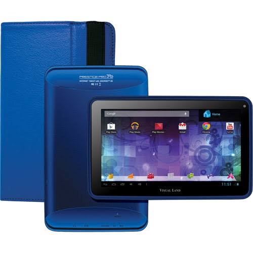 16 GB Wi-Fi Tablet with Blue Case Y1295