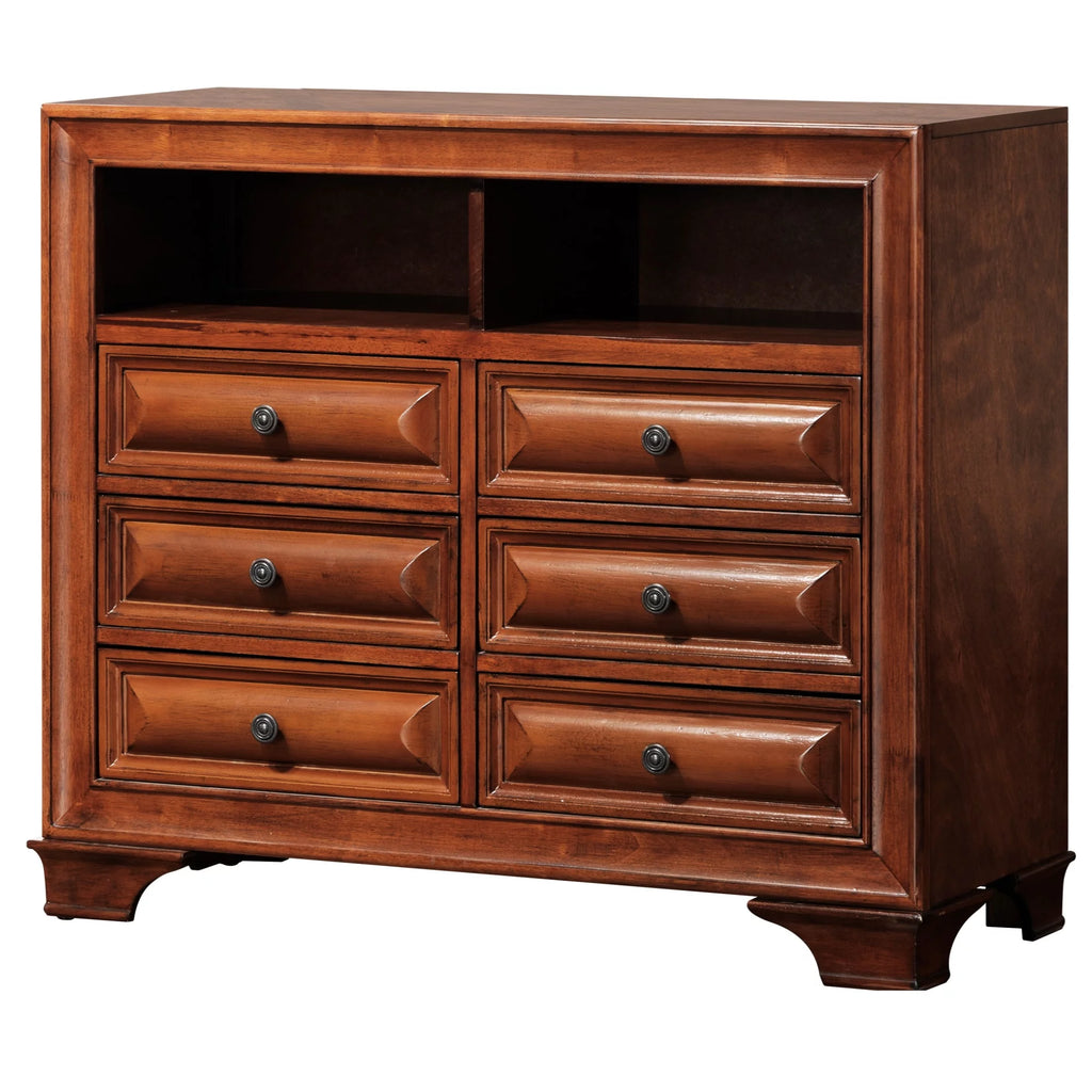 Oak 6-Drawer Chest of Drawers P604