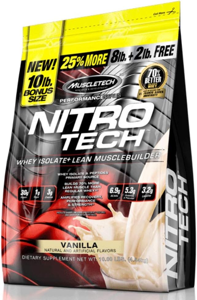 Whey Protein Powder Isolate & Peptides with Creatine and BCAA Amino Acids E597