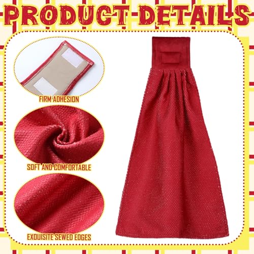 6 Pcs Check Striped Microfiber Towels U68506