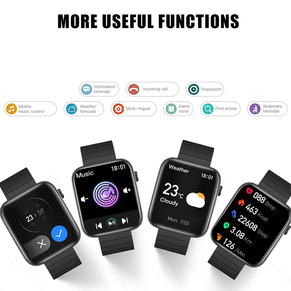 Smart Watch with LED Flashlight and Fitness Tracker C1733